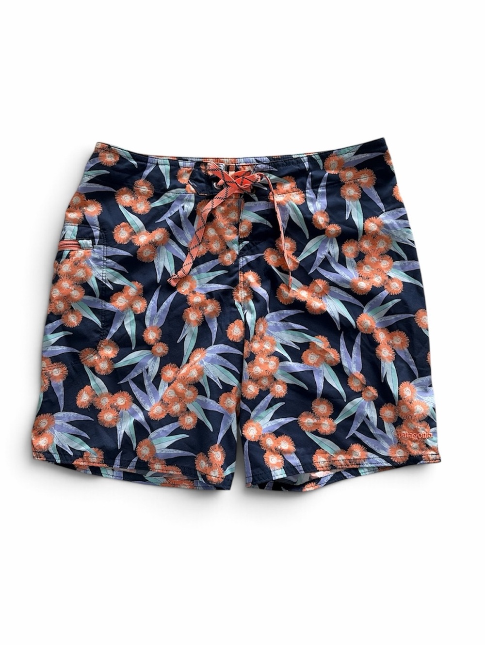 Patagonia Women's Stretch Planing Boardshorts - 8" ( Las Flores: New Navy)